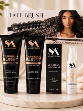 S.A complete hair system 🌟
5 piece hair bundle